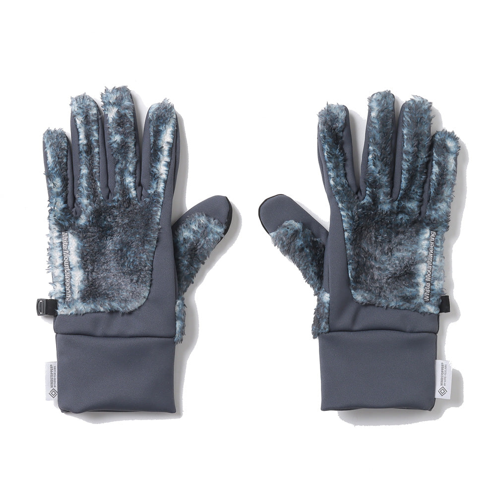 White Mountaineering) WINDSTOPPER FLEECE GLOVE (WM2373823) | White