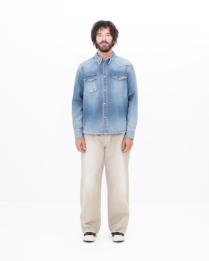 visvim) SOCIAL SCULPTURE SHIRT CRASH (0125105007002) | visvim