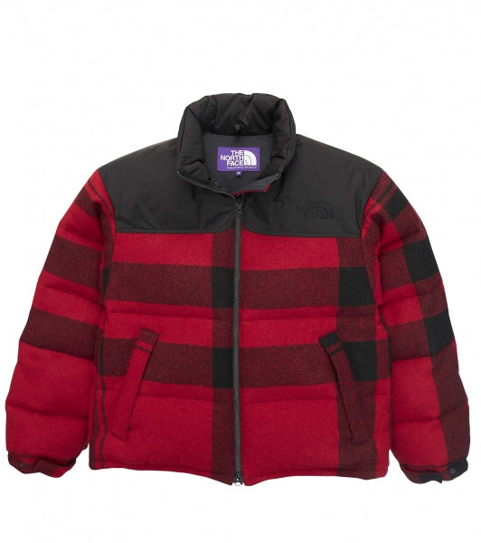 Harris Tweed Nuptse Jacket (ND2969N) | THE NORTH FACE PURPLE LABEL