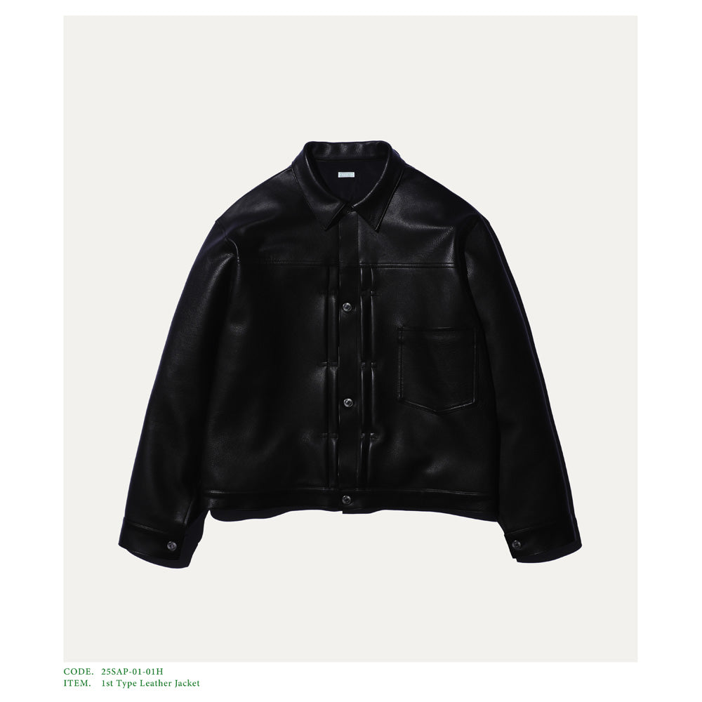 A.PRESSE (ア プレッセ) 1st Type Leather Jacket 25SAP-01-01H (25SAP