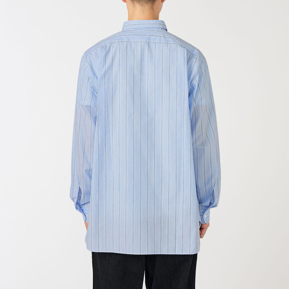nanamica Regular Collar Stripe Wind Shirt S26SG086 (S26SG086