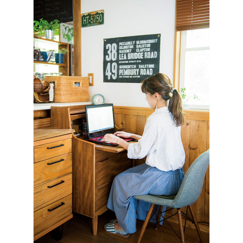 EDDA/エッダ リビングシリーズ ライティングビューロー（机） ディノス