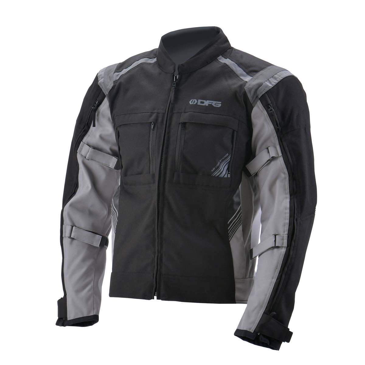 DFG ナビゲーター クールジャケット ブラック/グレー| Dirtbikeplus