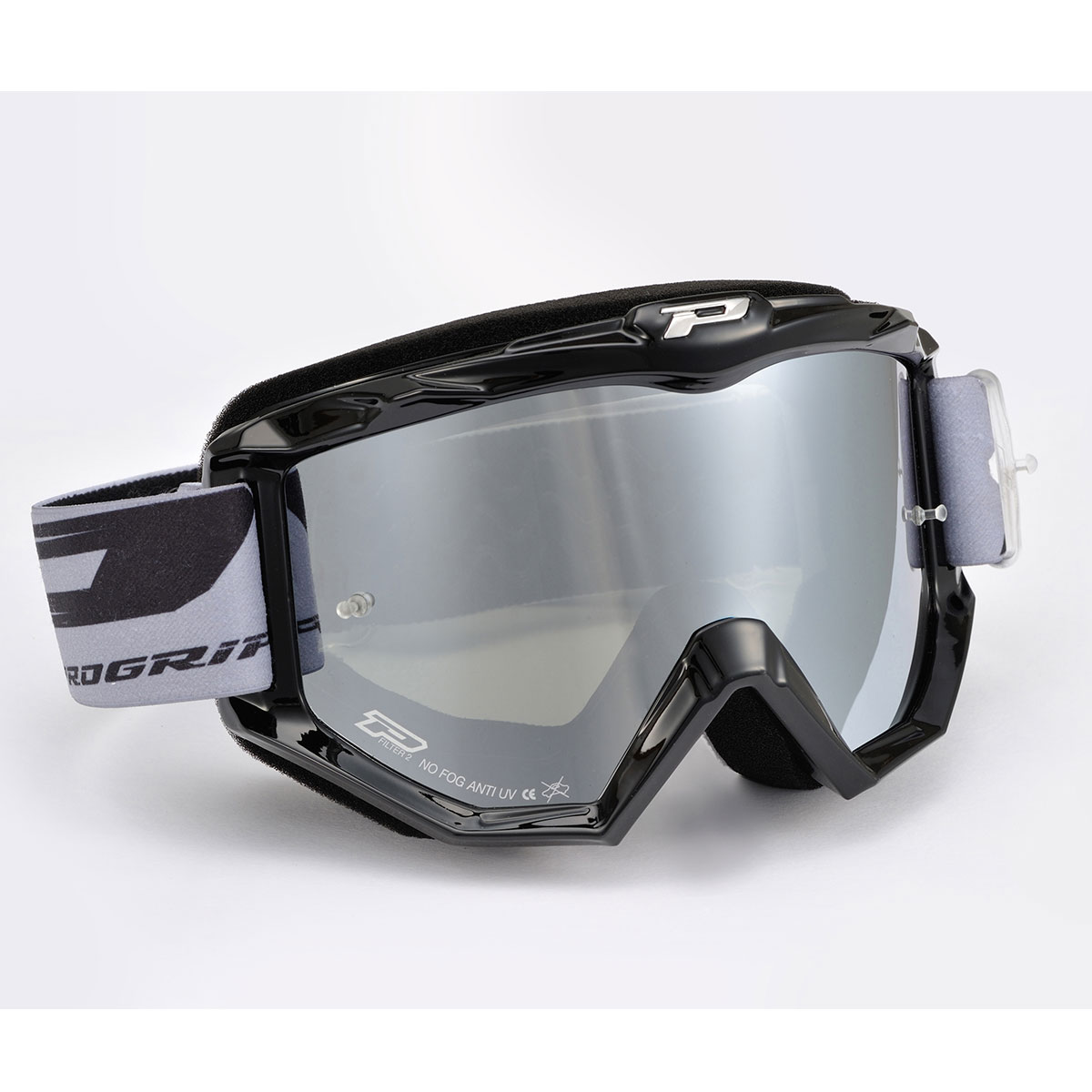 PRO GRIP 3201FL ATZAKI MIRROR ゴーグル ブラック| Dirtbikeplus