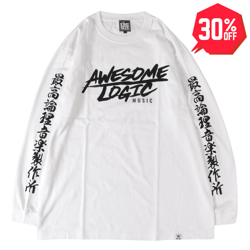 30%OFF】KINGSIZE（キングサイズ）xCHEHON “AWESOME LOGIC L/S TEE