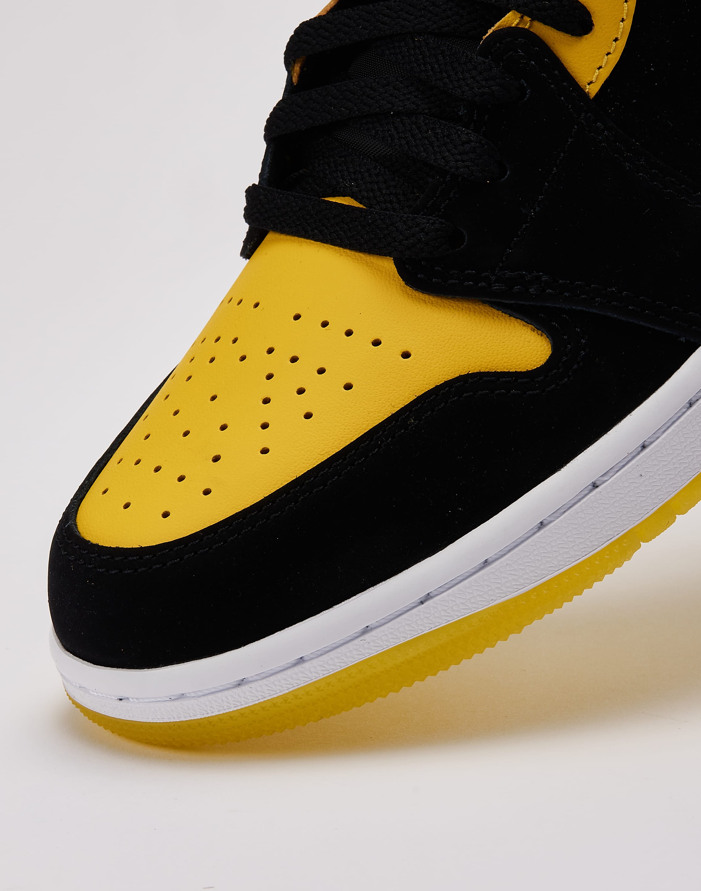 AIR JORDAN 1 MID SE ブラック/イエロー UK9 Nike Air Jordan 1 Mid SE