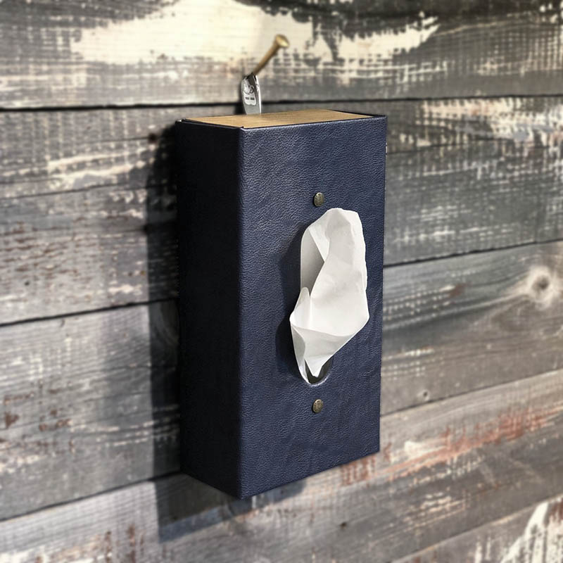 DULTON ONLINE SHOP | FOLDABLE TISSUE BOX NAVY(NAVY): ホーム用品