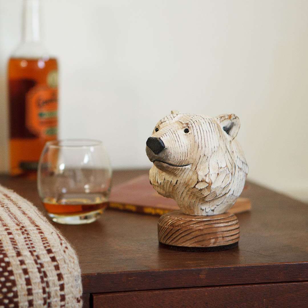 DULTON ONLINE SHOP | WOODEN ANIMAL HEAD POLAR BEAR(POLAR BEAR