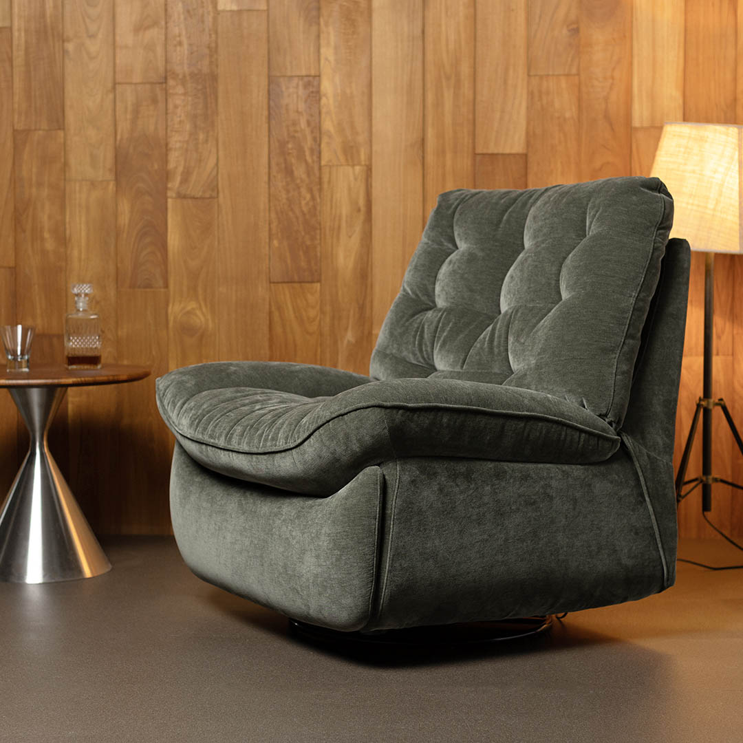 DULTON ONLINE SHOP | ELECTRIC RECLINING GLIDER SOFA 1P FOREST