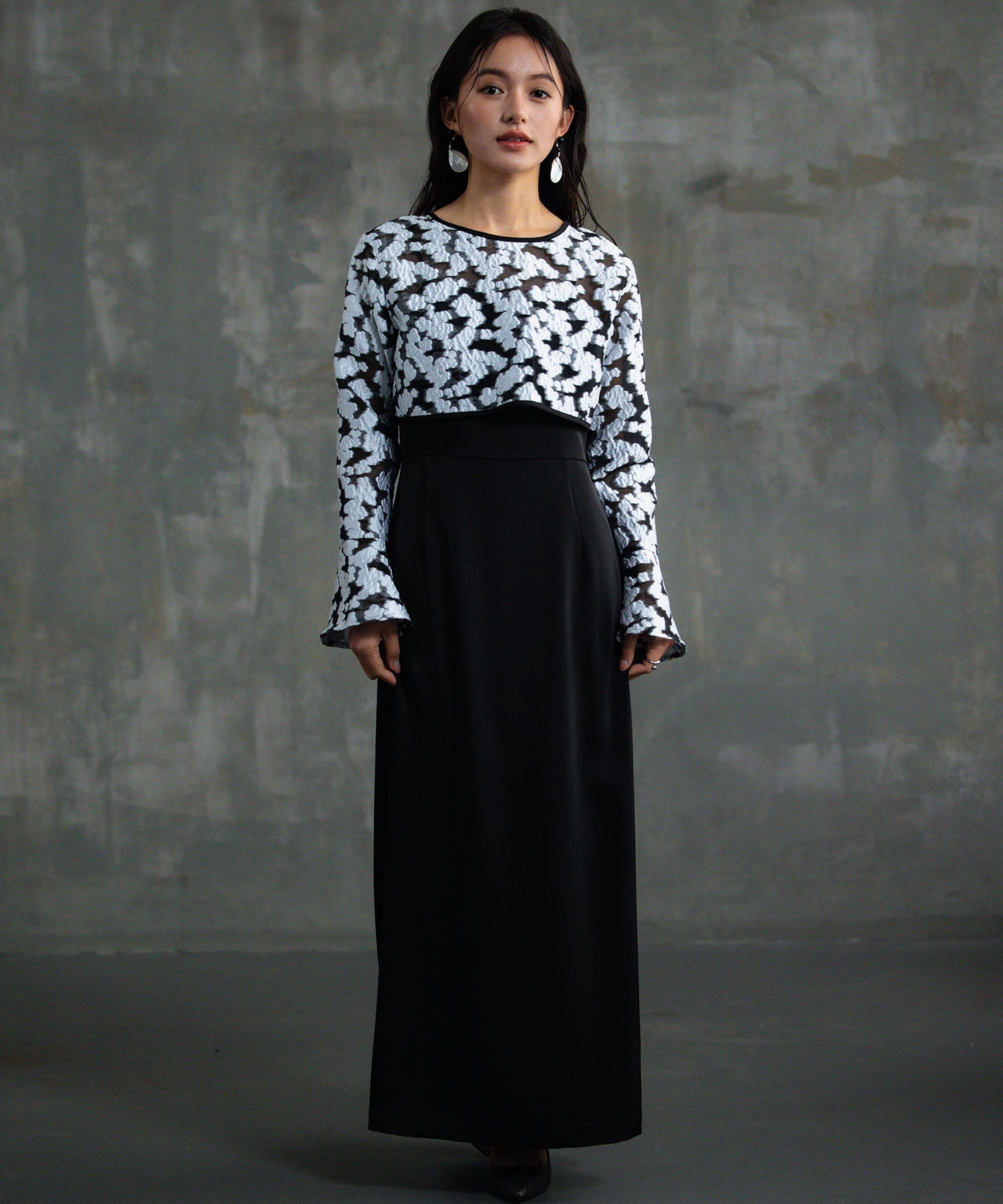 ドレス ワンピース ボレロ セット 結婚式 披露宴dsh0128 ブラック