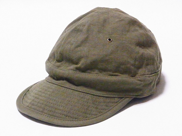 Buzz Rickson's[バズリクソンズ] ヘリンボーンツイル キャップ BR02669