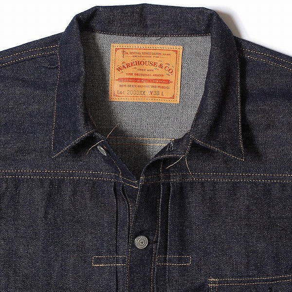 WAREHOUSE[ウエアハウス] デニムジャケット 2000XX DSB デッドストック