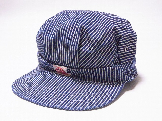 HEADLIGHT[ヘッドライト] ワークキャップ ヒッコリーストライプ