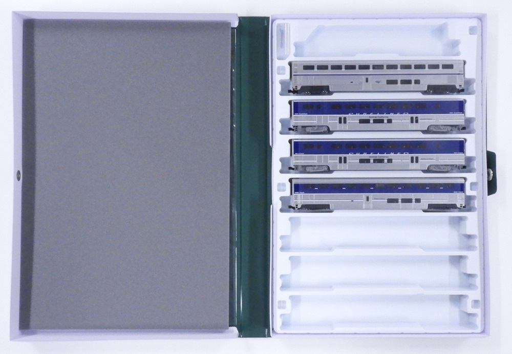 KATO鉄道模型オンラインショッピング (N)Amtrak Pacific Surfliner 4両