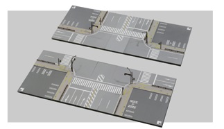 KATO鉄道模型オンラインショッピング ユニトラム 拡張セット 街角