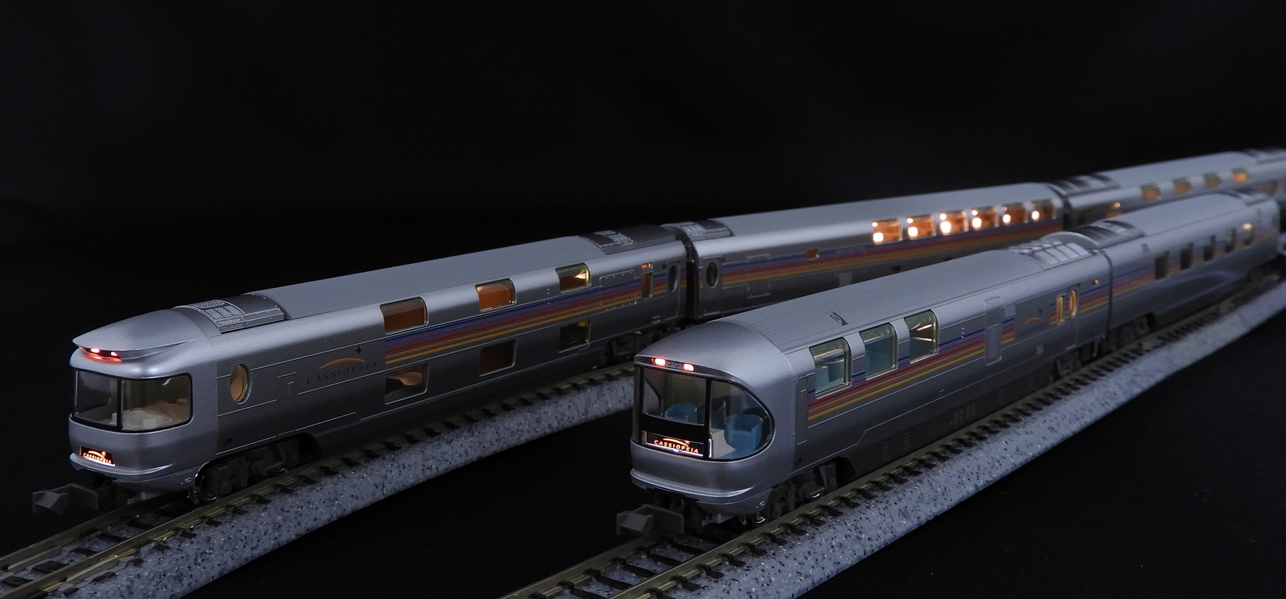 ジャンクKATO 10-399 10-835 カシオペア12両 Kato 10-399 10-835 E26