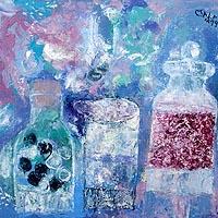 大津鎮雄 スペイン壺のばら 大津鎮雄スペイン壺のばら