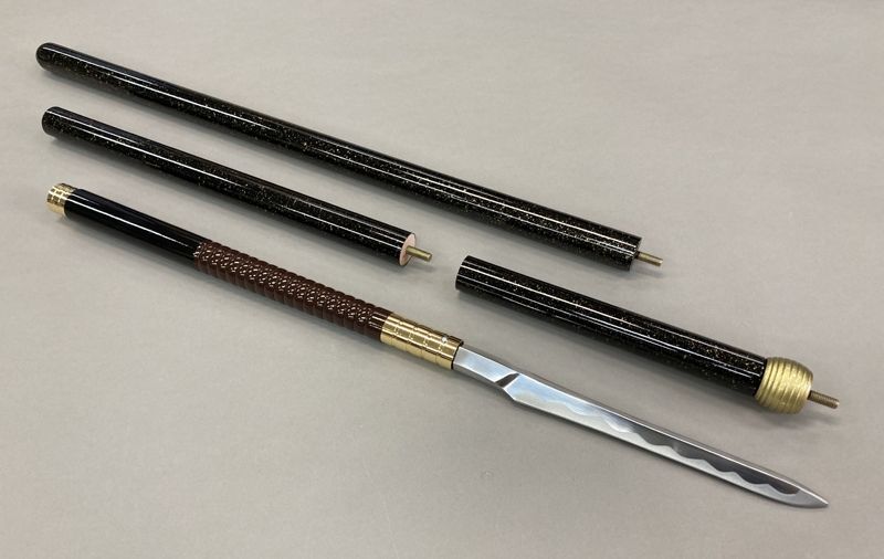 槍 (4本継ぎ) 舞台用 全長約198cm激安で購入！法被と鯉口シャツ