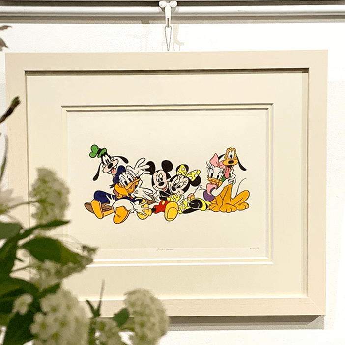 大きいディズニーエッチング アートギャラリーエドム各店に入荷の