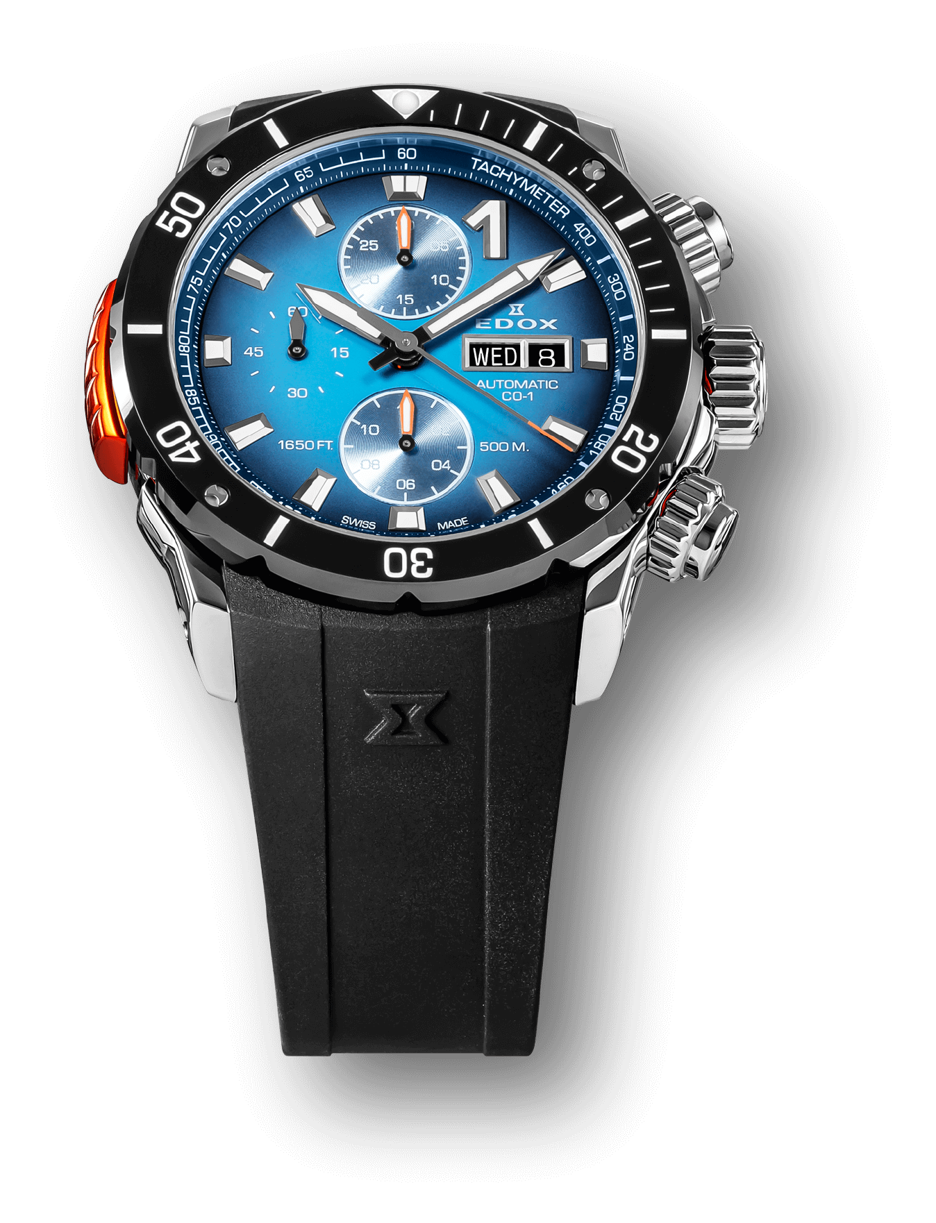EDOX公式｜クロノオフショア1 ベゼルロック