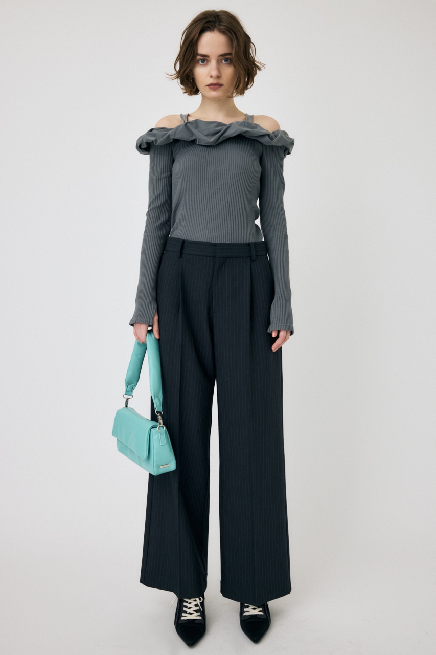 MOUSSY | PUFF SHOULDER トップス (Tシャツ・カットソー(長袖) ) |SHEL