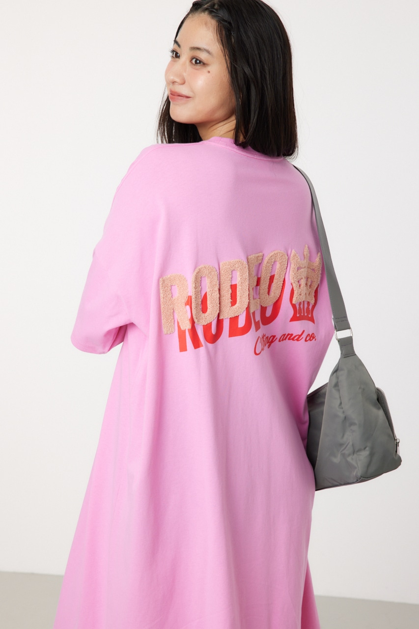 RODEO CROWNS WIDE BOWL | サガラワッペン ロゴ Tワンピース