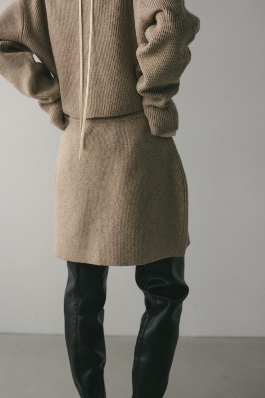 STYLEMIXER | コクーンニットミニスカート (スカート(ミニ) ) |SHEL