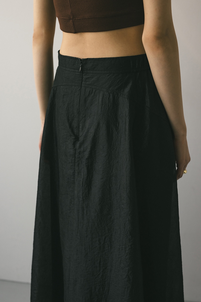 STYLEMIXER | グロッシーフレアスカート (スカート(ロング) ) |SHEL