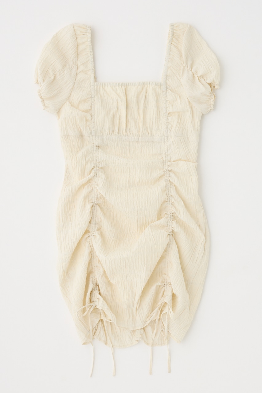 MOUSSY GATHER RIBBON MINI ドレス
