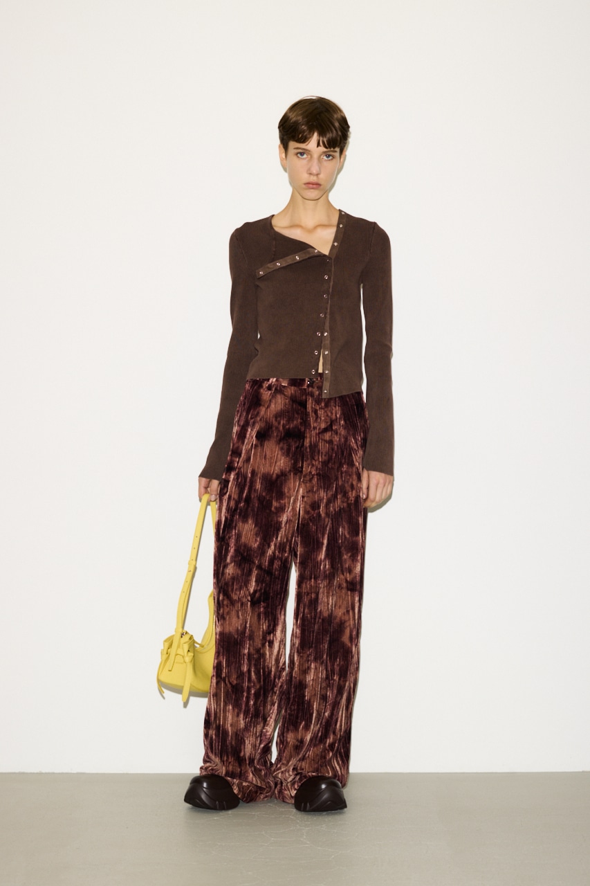 THROW by SLY | 【THROW】VELOURS WRINKLE TUCK パンツ (パンツ