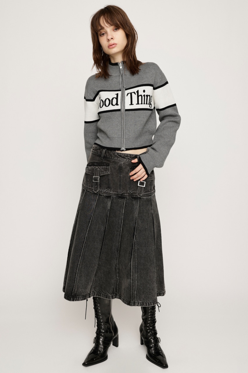 SLY | LINE LOGO ZIP カーディガン (カーディガン ) |SHEL'TTER WEBSTORE