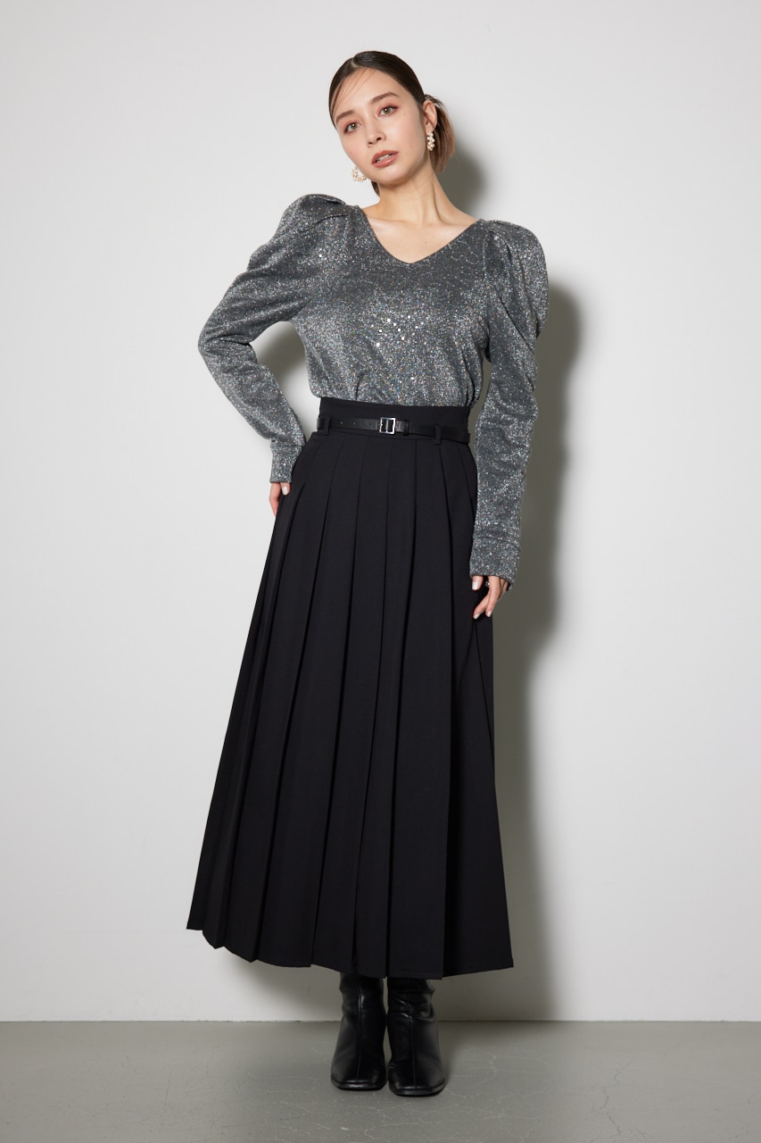 rienda | プリーツスリットスコートショートパンツ (パンツ ) |SHEL