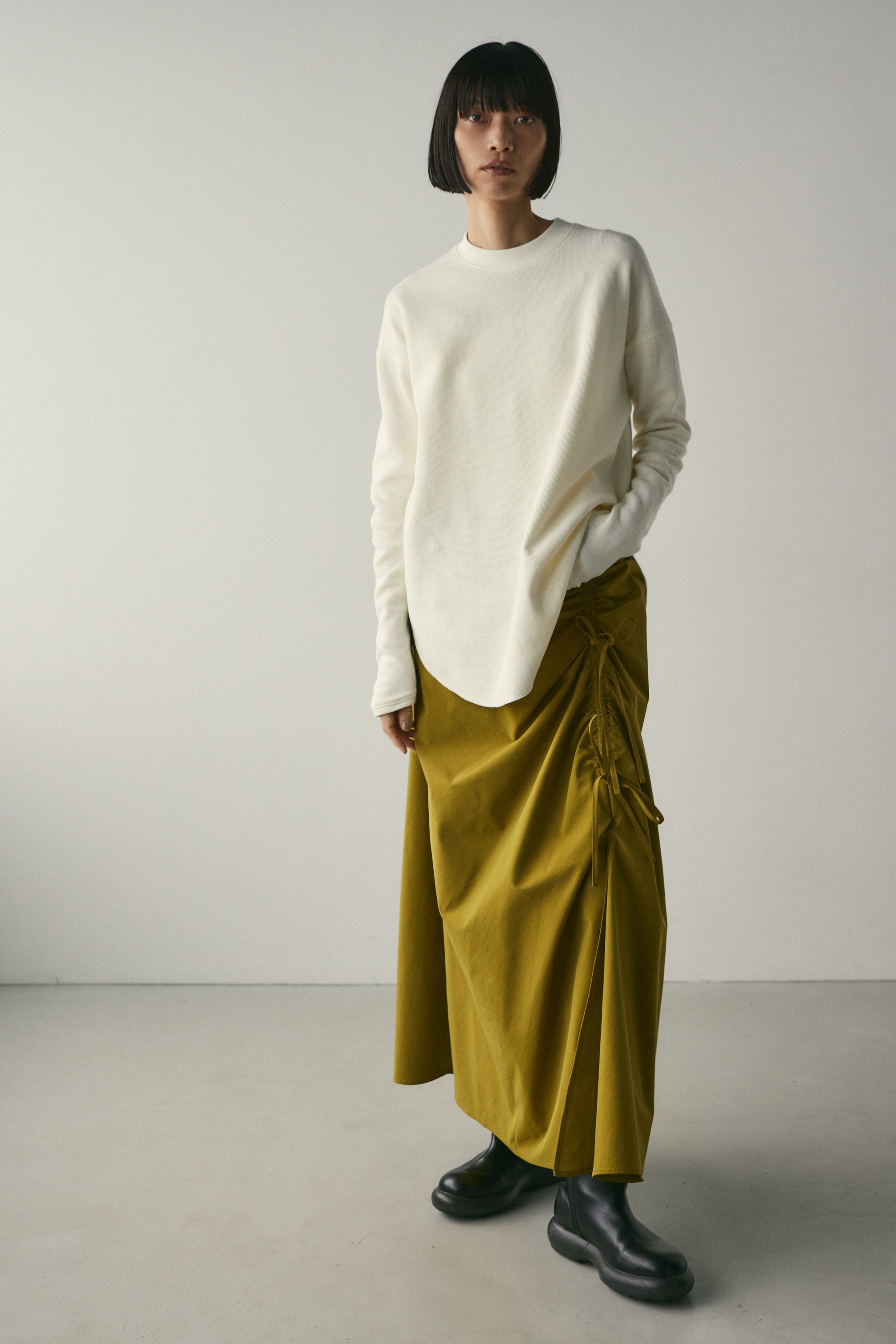 STYLEMIXER | サイドギャザースカート (スカート(ロング) ) |SHEL'TTER