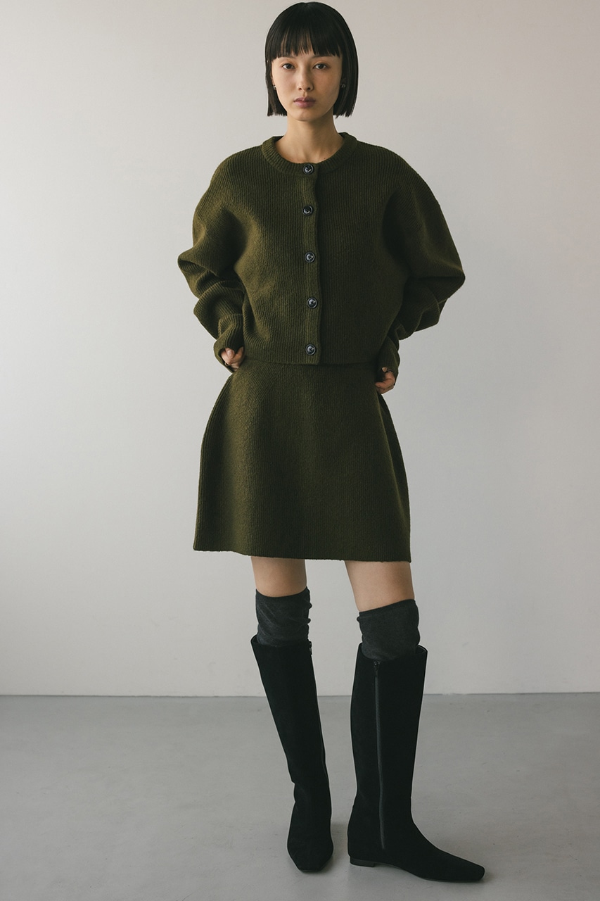 STYLEMIXER | コクーンニットミニスカート (スカート(ミニ) ) |SHEL