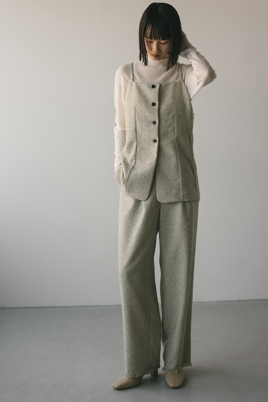 STYLEMIXER | フリンジツイードパンツ (パンツ ) |SHEL'TTER WEBSTORE