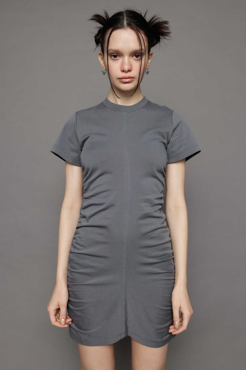 SLY | MICHI x SLY SIDE GATHER ショートワンピース (ワンピース(ミニ