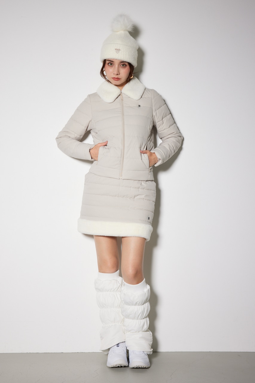 RIENDA GOLF | 【RIENDA GOLF】Fファーカラーキルティングジャケット