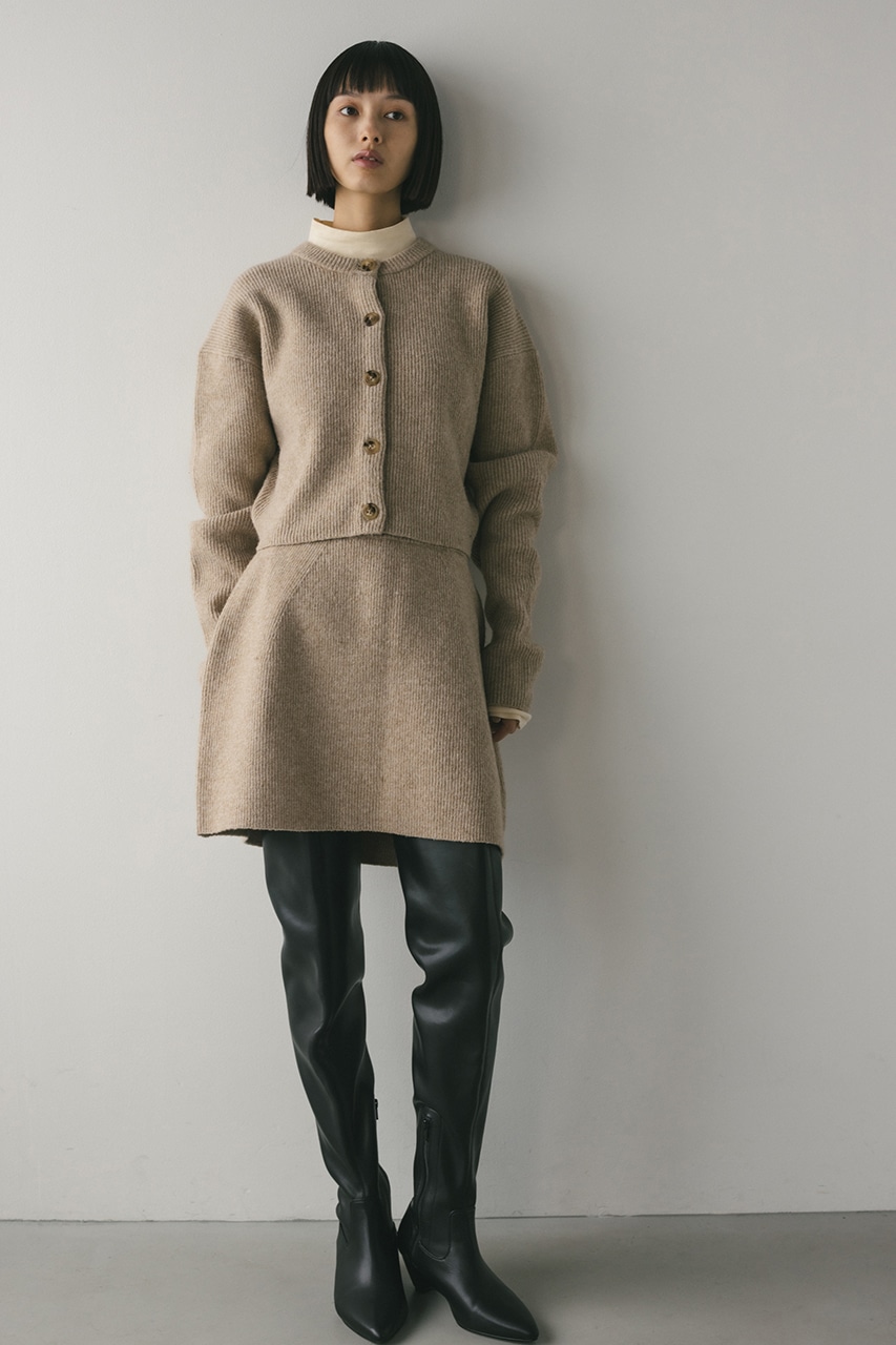 STYLEMIXER | コクーンニットミニスカート (スカート(ミニ) ) |SHEL