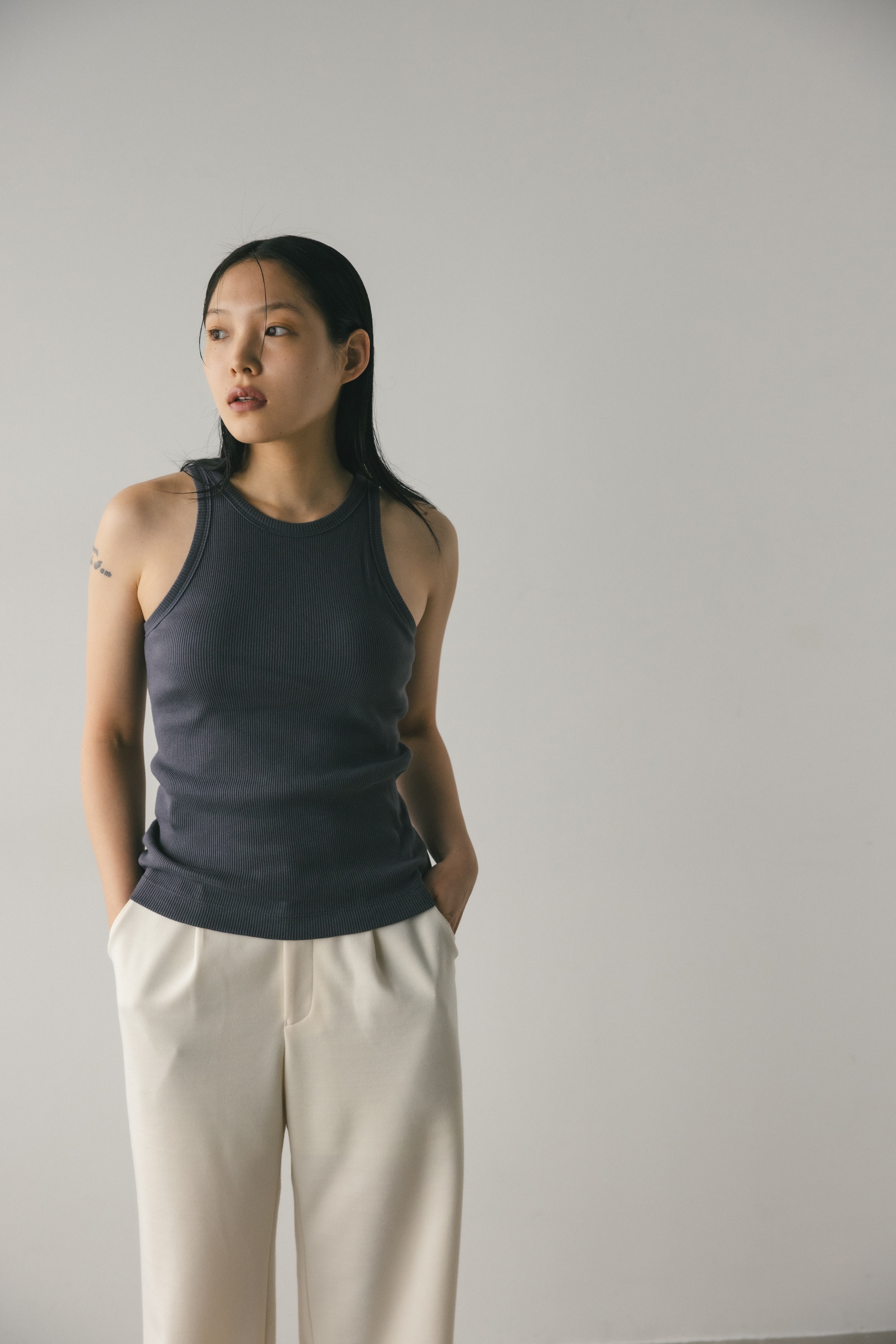 STYLEMIXER | カップ付きアメスリタンクトップ (タンクトップ ) |SHEL