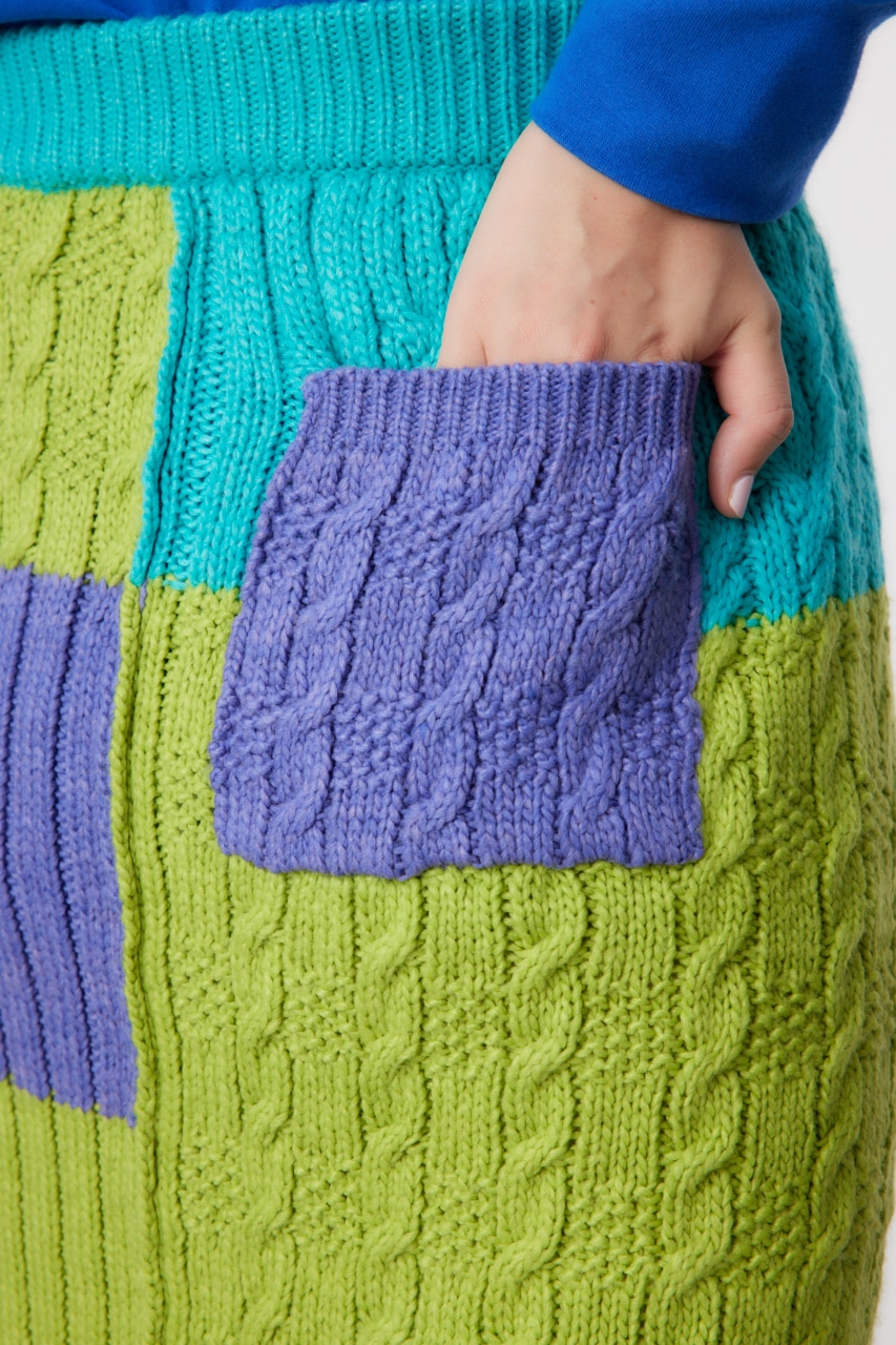 RODEO CROWNS WIDE BOWL | Custom ケーブルニット スカート (その他