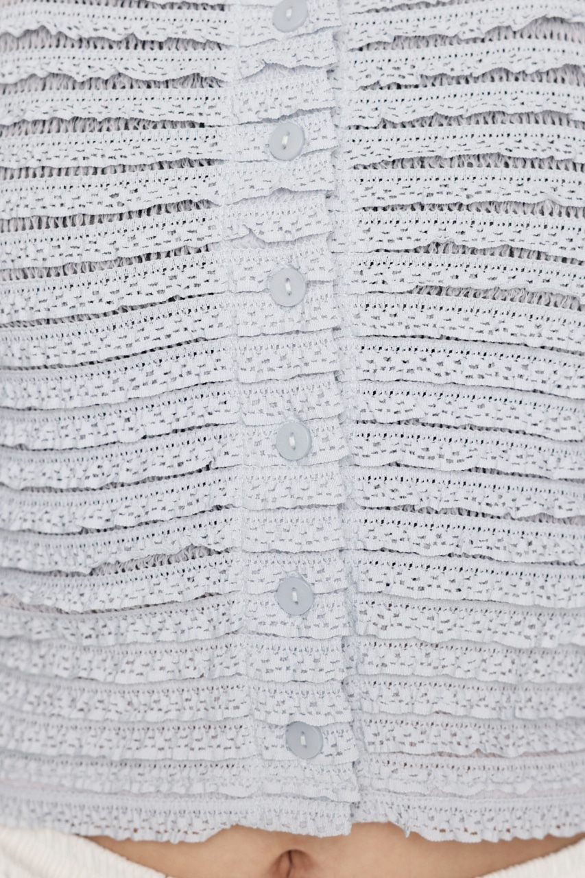 SLY | FRILL PUFF CUT トップス (Tシャツ・カットソー(半袖) ) |SHEL