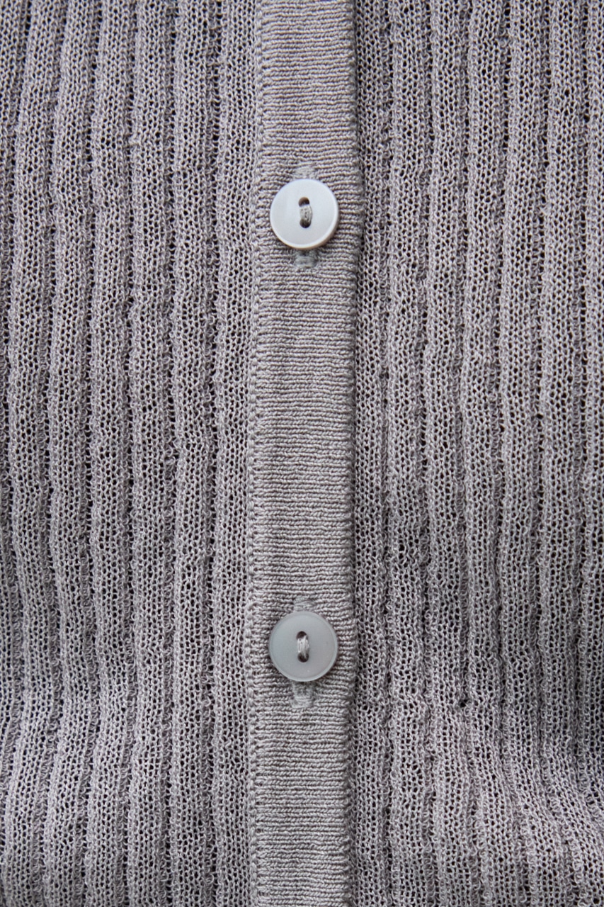 AZUL BY MOUSSY | シアーリブショートカーデ (カーディガン ) |SHEL