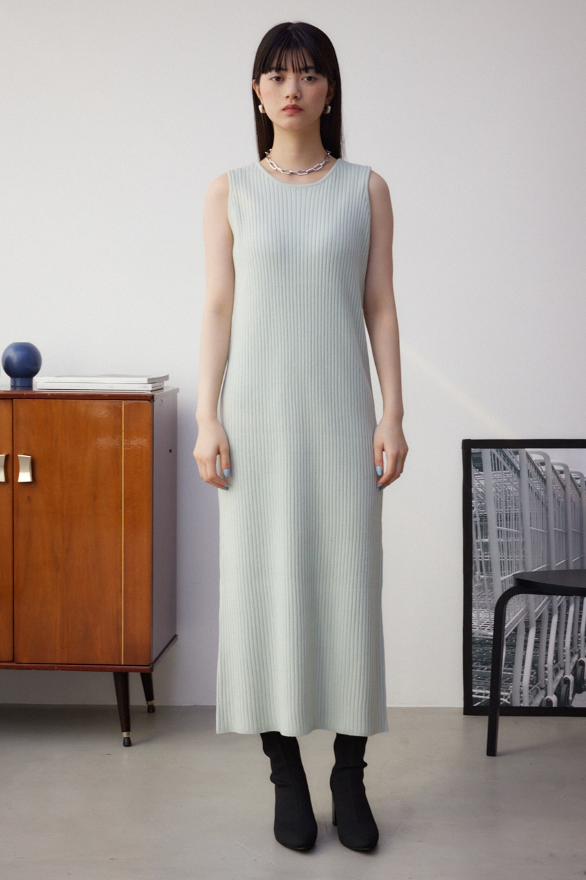 AZUL BY MOUSSY | レイヤードセットドローストリングニットワンピース