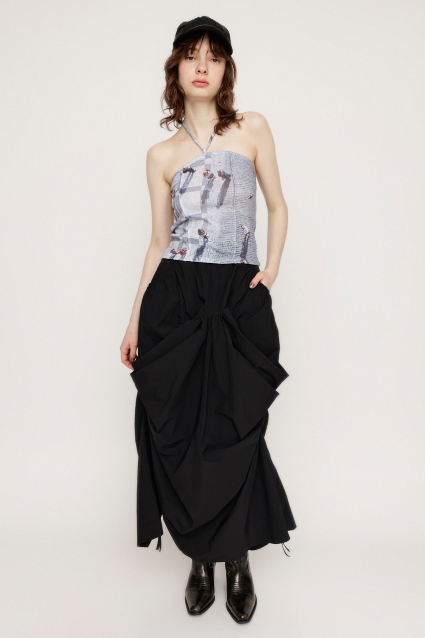 SLY | FLOWING DRAPE 3D スカート (スカート(ロング) ) |SHEL'TTER