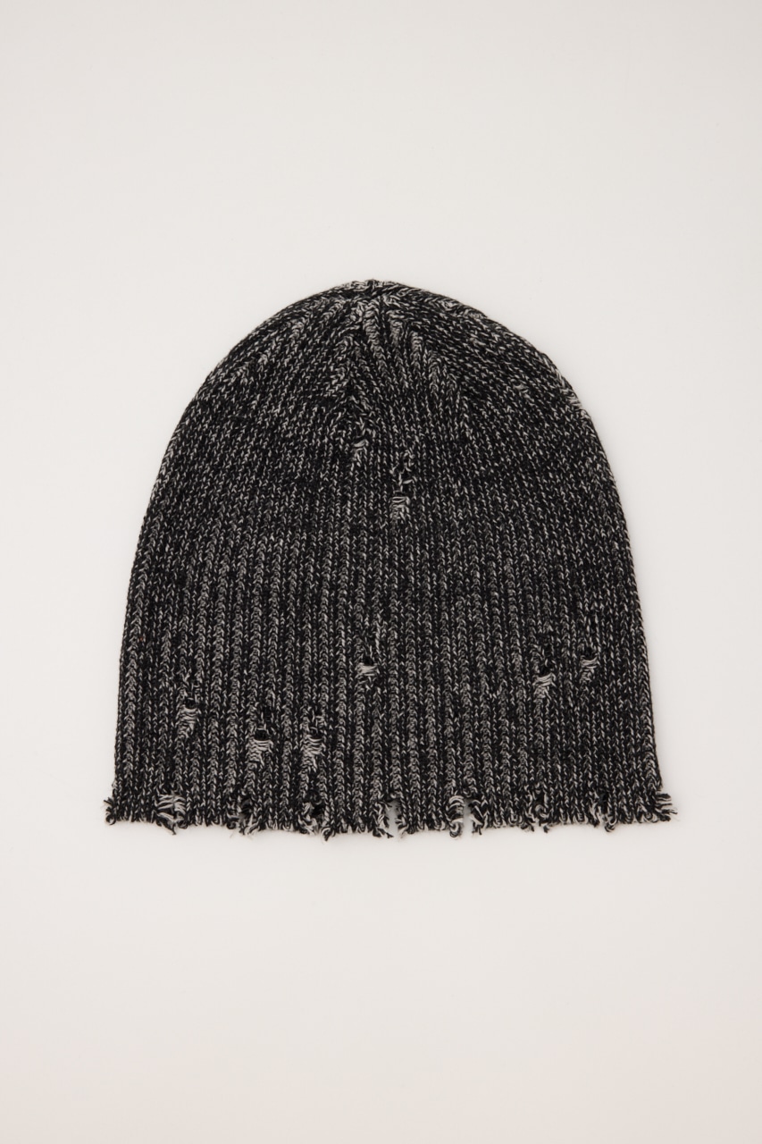 RODEO CROWNS WIDE BOWL | MIXダメージニットビーニー (帽子 ) |SHEL