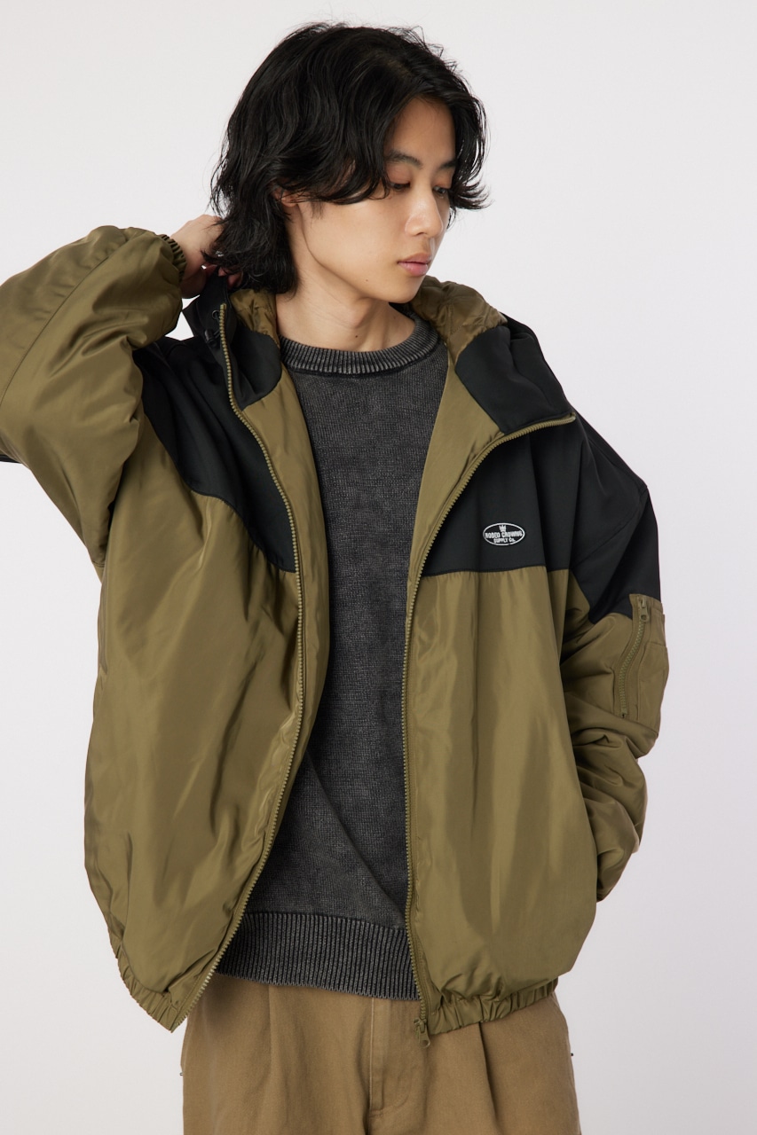 RODEO CROWNS WIDE BOWL | bicolor hooded ジャケット (ブルゾン