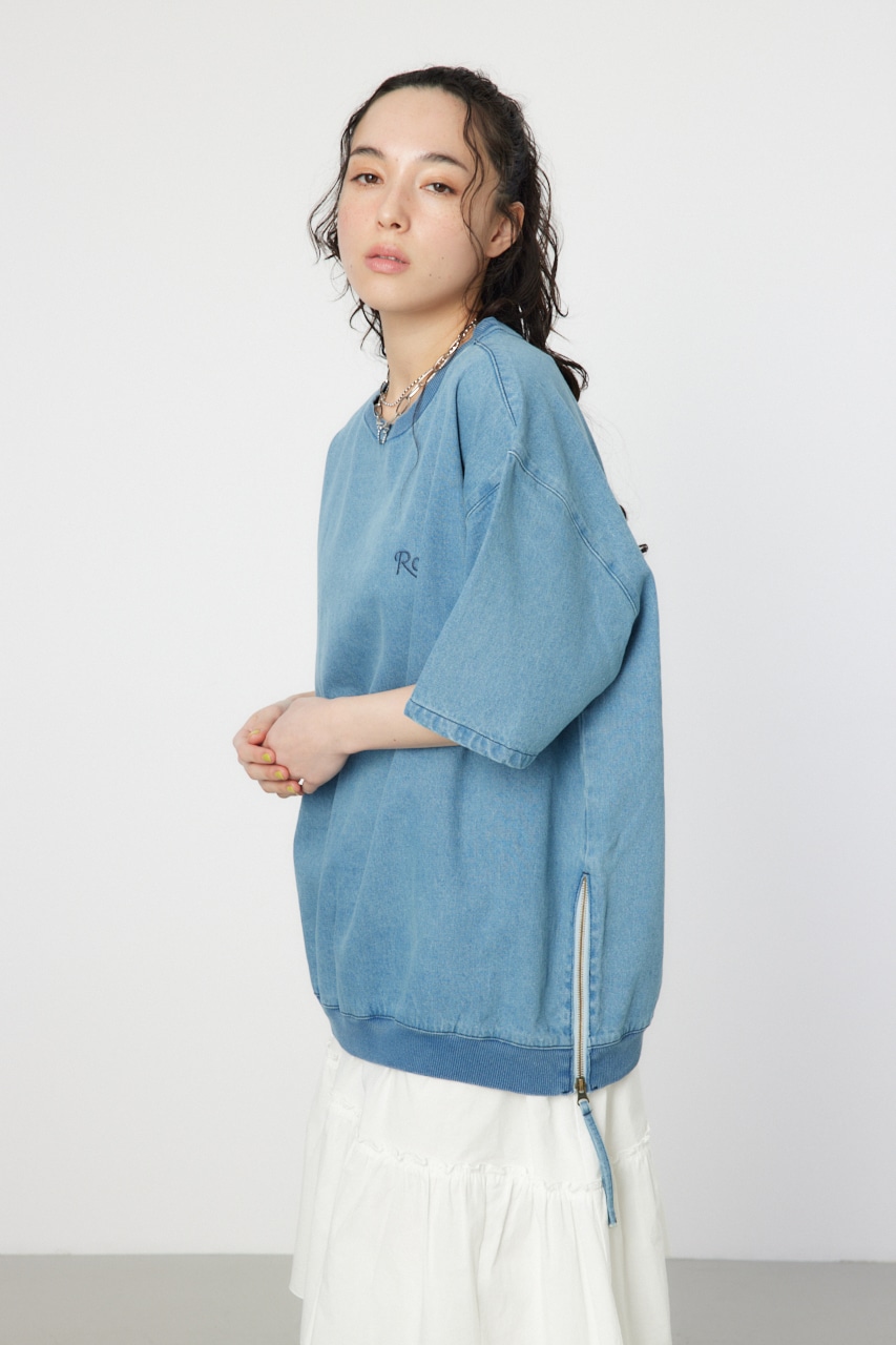 RODEO CROWNS WIDE BOWL | サイドジップデニムトップス (シャツ