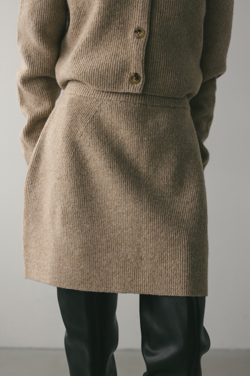 STYLEMIXER | コクーンニットミニスカート (スカート(ミニ) ) |SHEL