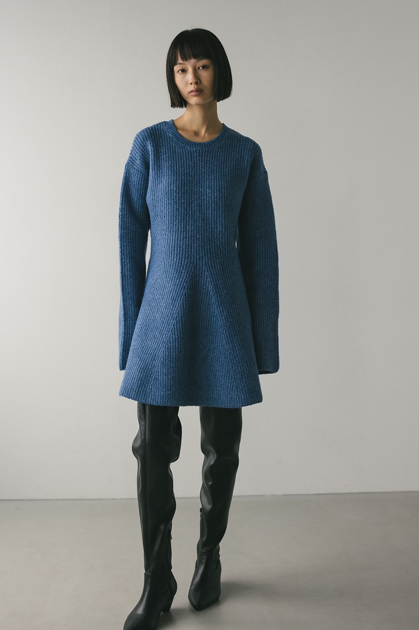 STYLEMIXER | ニットフレアミニワンピース (ワンピース(ミニ