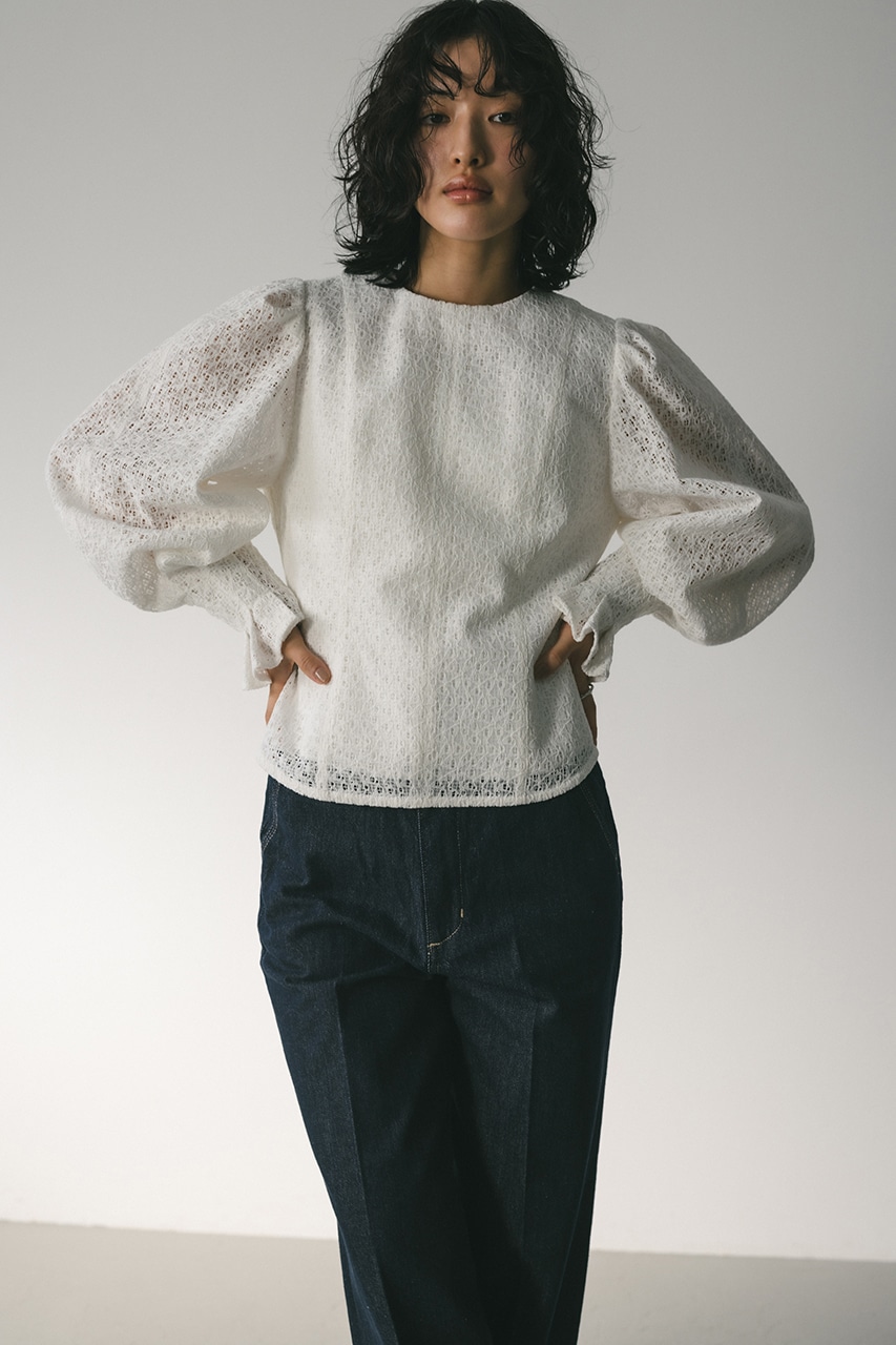 STYLEMIXER | カフタックレーストップ (シャツ・ブラウス ) |SHEL'TTER